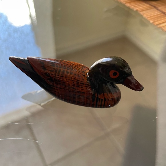 Japanese - chopsticks rest (wood) cute 4 ducks as a set - Picture 4 of 4